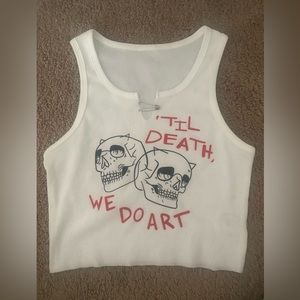 Till Death We Do Art Tank Top